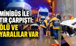 Minibüs ile tır çarpıştı: Ölü ve yaralılar var