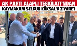 Ak Parti Alaplı Teşkilatı’ndan Kaymakam Selçuk Köksal’a ziyaret