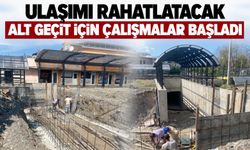 Ulaşımı rahatlatacak alt geçit için çalışmalar başladı