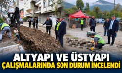 Altyapı ve üstyapı çalışmalarında son durum incelendi