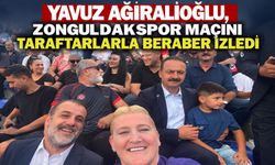 Yavuz Ağıralioğlu, Zonguldakspor maçını taraftarlarla beraber izledi