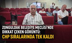 Zonguldak Belediye Meclisi’nde dikkat çeken görüntü: CHP sıralarında tek kaldı