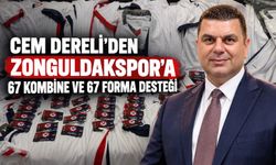 Cem Dereli’den Zonguldakspor’a 67 kombine ve 67 forma desteği
