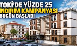 TOKİ'de yüzde 25 indirim kampanyası bugün başladı