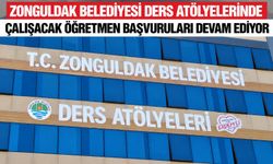 Zonguldak Belediyesi Ders Atölyelerinde çalışacak öğretmen başvuruları devam ediyor