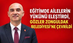 Eğitimde ailelerin yükünü eleştirdi, gözler Zonguldak Belediyesi’ne çevrildi