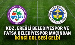 Kdz. Ereğli Belediyespor ve Fatsa Belediyespor maçından ikinci gol sesi geldi