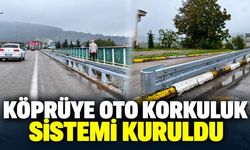 Köprüye oto korkuluk sistemi kuruldu