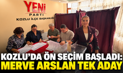Kozlu'da ön seçim başladı: Merve Arslan tek aday