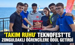 'Takım Ruhu' Teknofest'te Zonguldaklı öğrencilere ödül getirdi