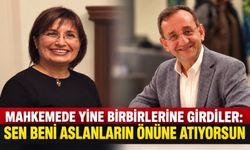 Mahkemede yine birbirlerine girdiler: Sen beni aslanların önüne atıyorsun