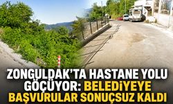 Zonguldak’ta hastane yolu göçüyor: Belediyeye başvurular sonuçsuz kaldı