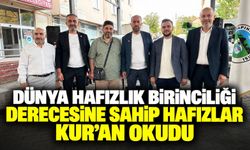 Dünya Hafızlık Birinciliği derecesine sahip hafızlar Kur’an okudu