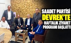 Saadet Partisi Devrek’te haftalık ziyaret programı başlattı