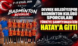 Devrek Belediyespor Badminton Kulübü sporcuları Türkiye Şampiyonası için Hatay’a gitti