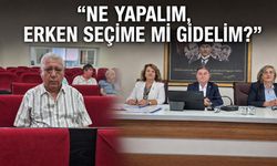 "Ne yapalım, erken seçime mi gidelim?”