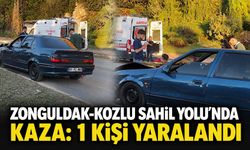 Zonguldak-Kozlu Sahil Yolu’nda kaza: 1 kişi yaralandı