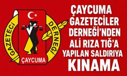 Çaycuma Gazeteciler Derneği’nden Ali Rıza Tığ’a yapılan saldırıya kınama
