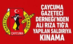 Çaycuma Gazeteci Derneği’nden Ali Rıza Tığ’a yapılan saldırıya kınama