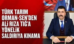 Türk Tarım Orman-Sen’den Ali Rıza Tığ’a yönelik saldırıya kınama