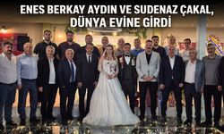 Enes Berkay Aydın ve Sudenaz Çakal, dünya evine girdi