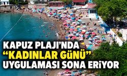 Kapuz Plajı’nda “Kadınlar Günü” uygulaması sona eriyor