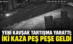 Yeni kavşak tartışma yarattı: İki kaza peş peşe geldi