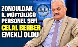 Zonguldak İl Müftülüğü Personel Şefi Celal Berber emekli oldu