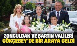 Zonguldak ve Bartın Valileri Gökçebey’de bir araya geldi
