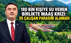 180 bin kişiye su veren birlikte maaş krizi: 35 çalışan parasını alamadı