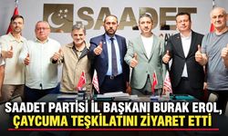 Saadet Partisi İl Başkanı Burak Erol, Çaycuma teşkilatını ziyaret etti