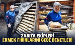 Zabıta ekipleri ekmek fırınlarını gece denetledi