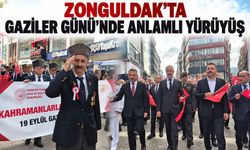 Zonguldak’ta Gaziler Günü'nde anlamlı yürüyüş