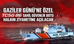 Gaziler Günü’ne özel TCSG 86 Sahil Güvenlik Botu halkın ziyaretine açılacak