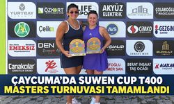 Çaycuma’da Suwen Cup T400 Masters Turnuvası tamamlandı