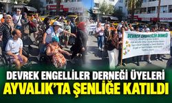 Devrek Engelliler Derneği üyeleri Ayvalık’ta şenliğe katıldı
