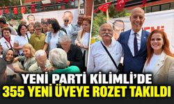 Yeni Parti Kilimli’de 355 yeni üyeye rozet takıldı