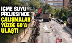 İçme Suyu Projesi'nde çalışmalar yüzde 60'a ulaştı