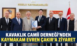 Kavaklık Camii Derneği’nden Kaymakam Evren Çakır’a ziyaret