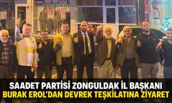 Saadet Partisi Zonguldak İl Başkanı Burak Erol’dan Devrek teşkilatına ziyaret