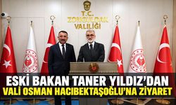 Eski Bakan Taner Yıldız’dan Vali Osman Hacıbektaşoğlu’na ziyaret