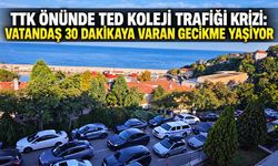 TTK önünde TED Koleji trafiği krizi: Vatandaş 30 dakikaya varan gecikme yaşıyor