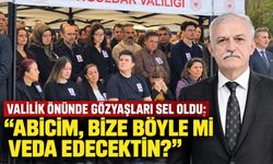 Valilik önünde gözyaşları sel oldu: "Abicim, bize böyle mi veda edecektin?"