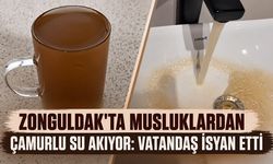 Zonguldak’ta musluklardan çamurlu su akıyor: Vatandaş isyan etti