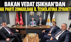 Bakan Vedat Işıkhan’dan AK Parti Zonguldak İl Teşkilatına ziyaret
