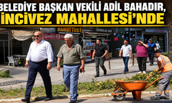 Belediye Başkan vekili Adil Bahadır, İncivez Mahallesi’nde