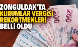 Zonguldak'ta kurumlar vergisi rekortmenleri belli oldu