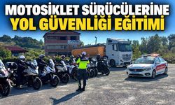 Motosiklet sürücülerine yol güvenliği eğitimi