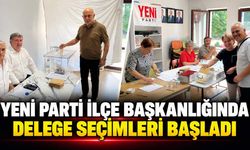 Yeni Parti İlçe Başkanlığında delege seçimleri başladı