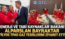Enerji ve Tabi Kaynaklar Bakanı Alparslan Bayraktar Filyos TPAO gaz tesislerini ziyaret etti
